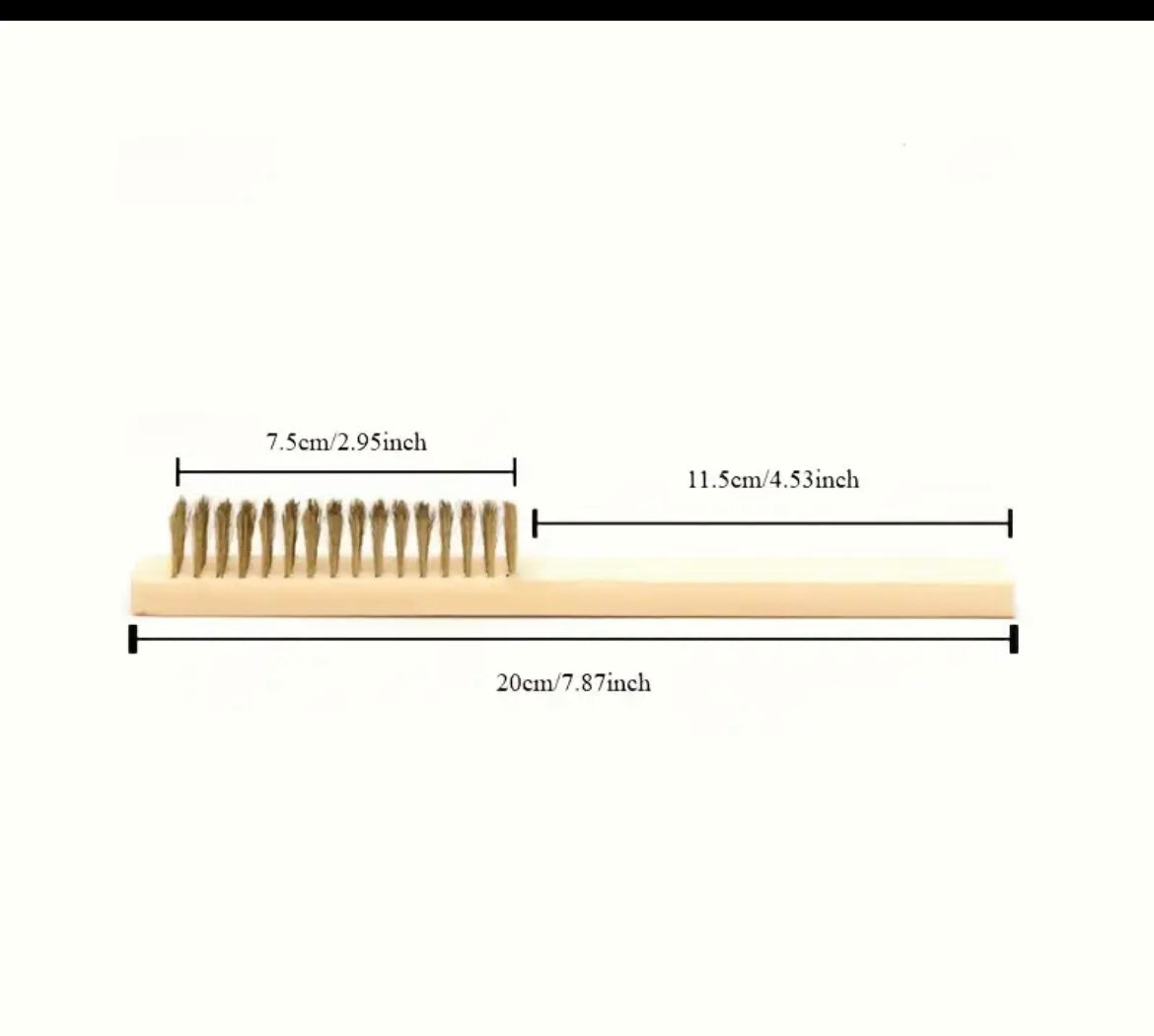 Copper wire Brush - medium to soft bristle
