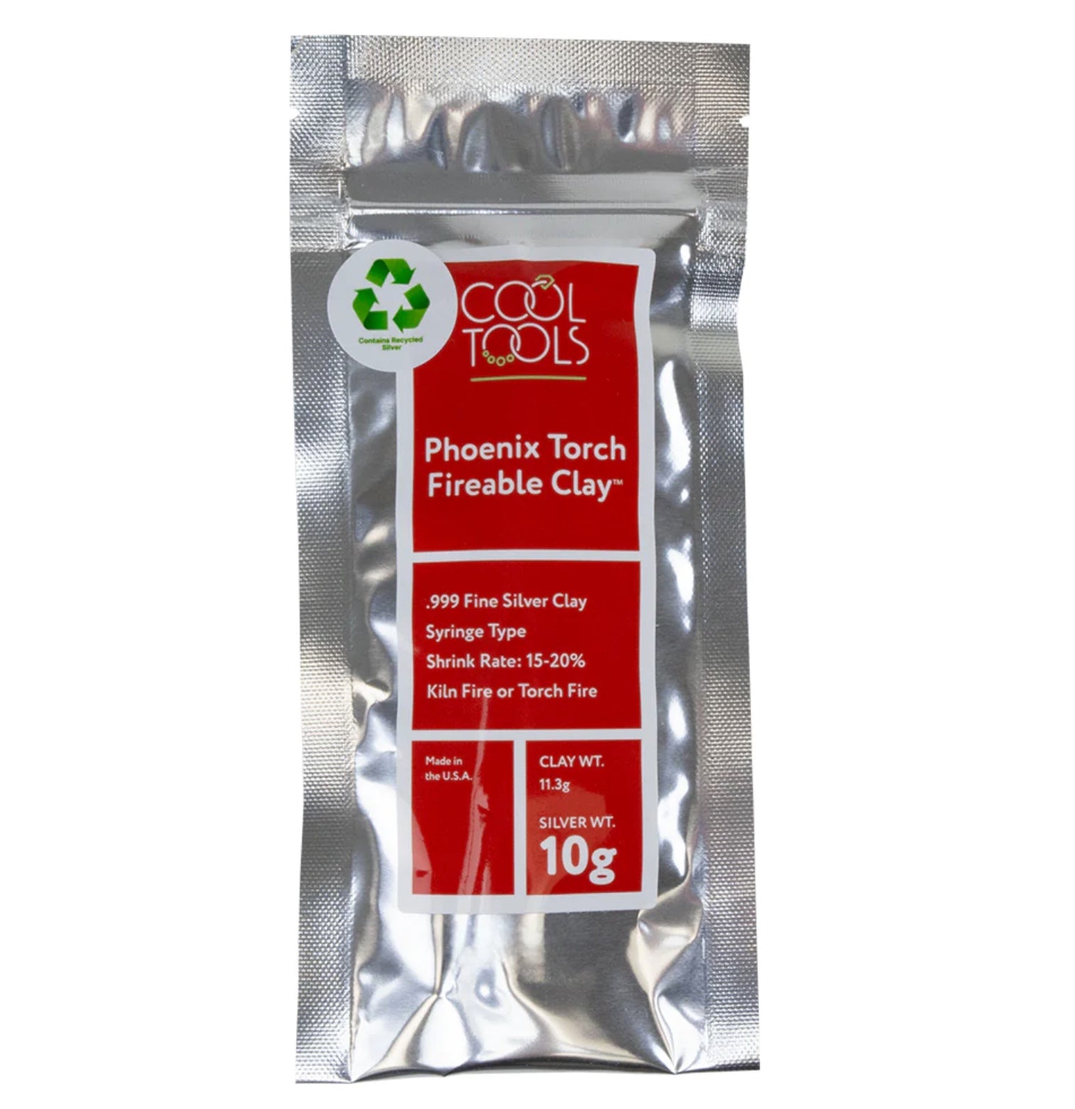 Phoenix Torch & Kiln fire clay, Fine Silver lump clay, paste or syringe