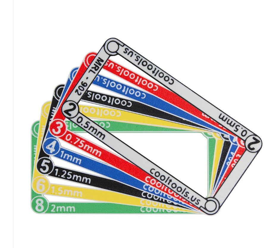 Clay Thickness Rolling Frames Regular size & Mini frames (6 frames)