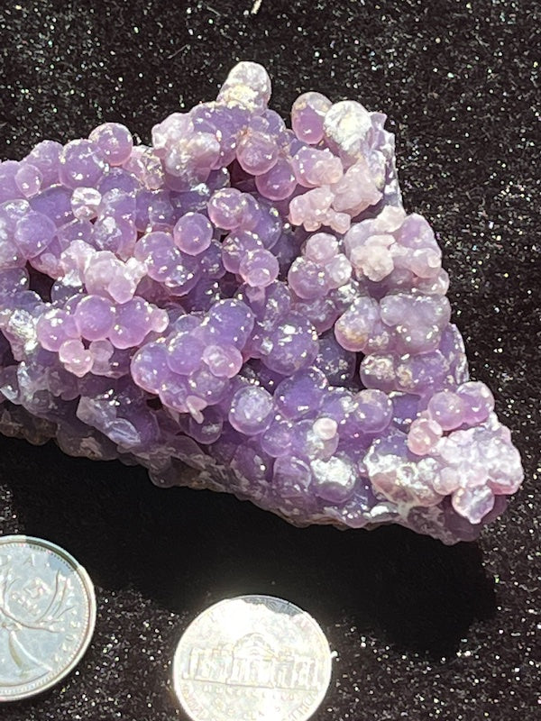 Super grape jelly crystals on this cluster