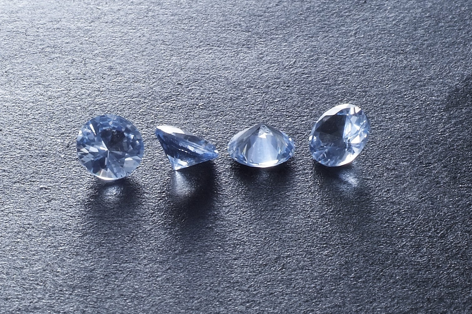 Spinel Light Blue Lab Created Round - Various Sizes