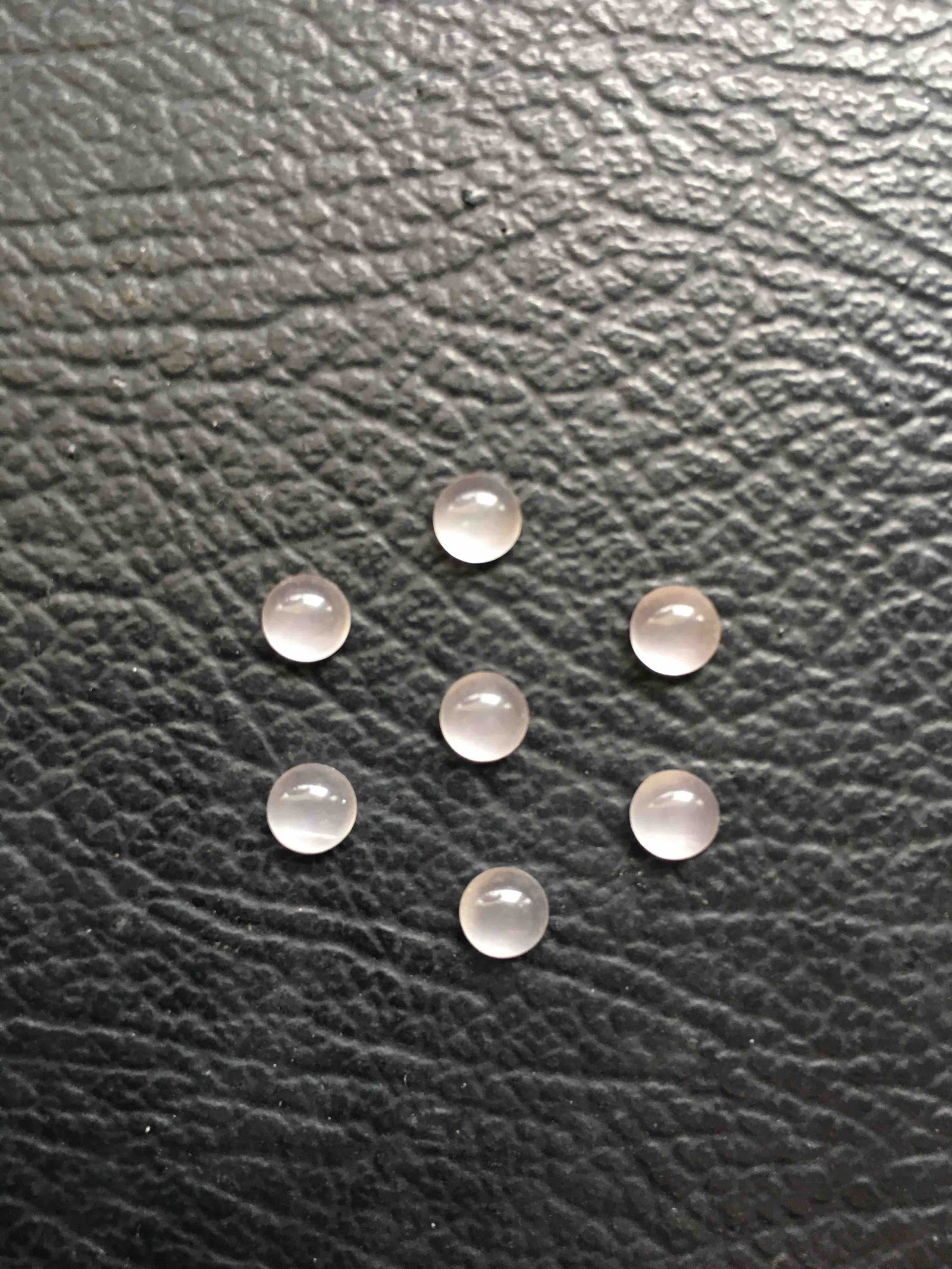 Rose Quartz Cabochon Round 3mm, 4mm, 5mm, 6mm & 10mm