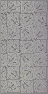 Texture Tile - Square Leaves 2"x4"