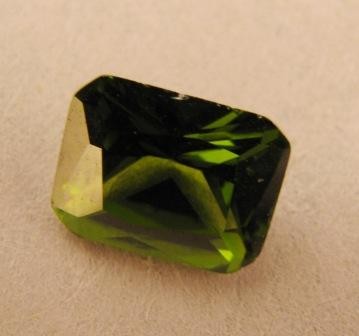 Cubic Zirconia Olive Green Radiant / Octagon - Various Sizes (5pc)