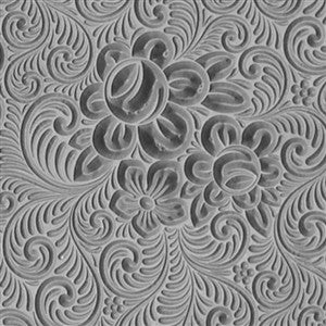 Texture Tile - Roses &amp; Swirls