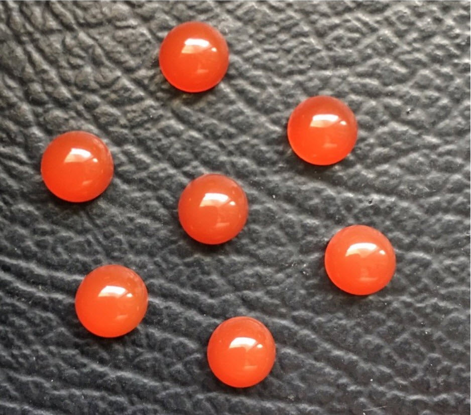 Chalcedony Cabochons Round - Various Colors 3-10mm