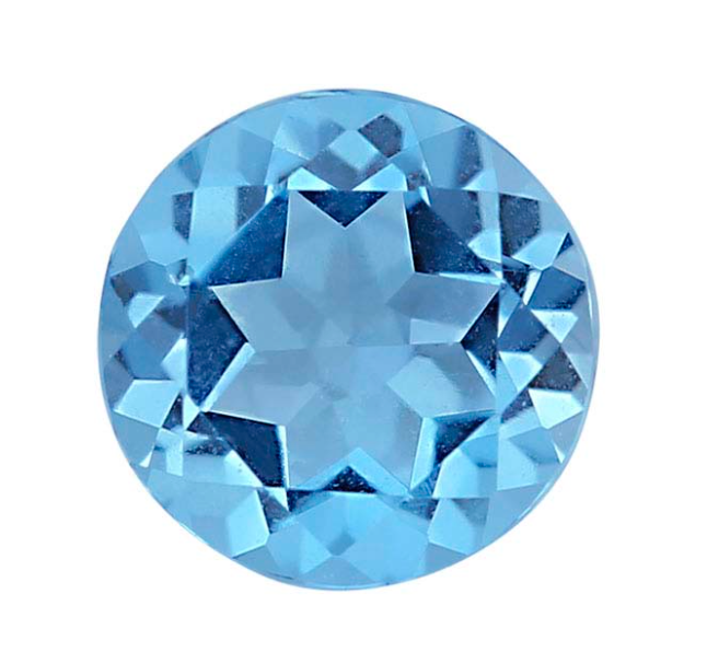 Topaz A+ to A++ Faceted Rounds 4 to 7 mm (1pc)