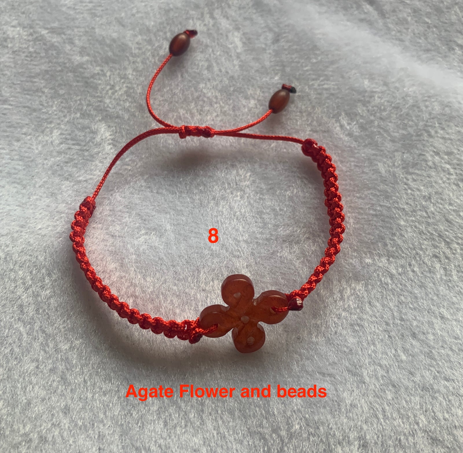 Bracelet Red String Styles 8 to 13, handmade