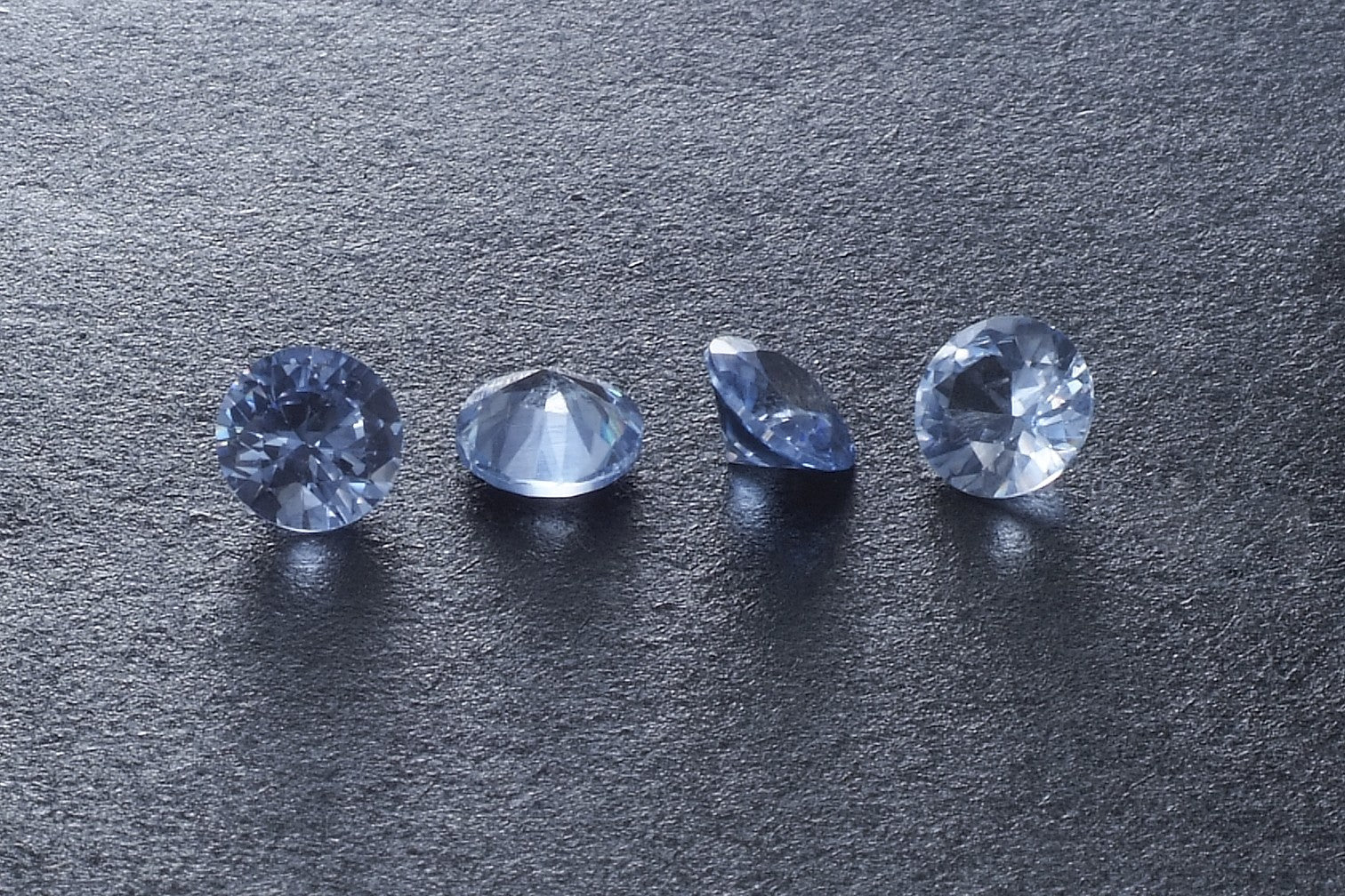 Sapphires Round Lab Created Gem 6mm (2pc)