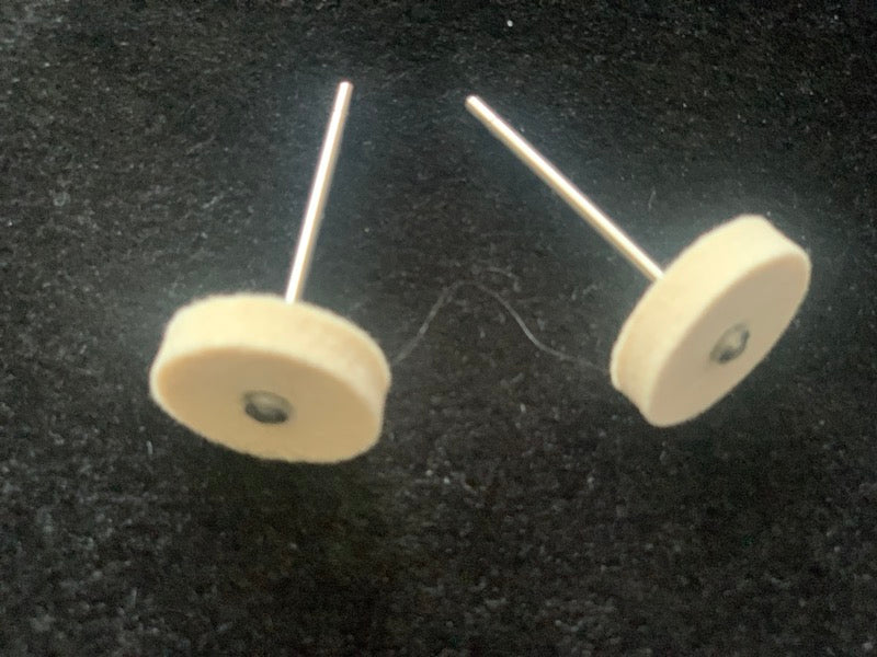 Buffing Wheel Muslin Cotton Polisher,  Rotary Tool Attachment (2pc)