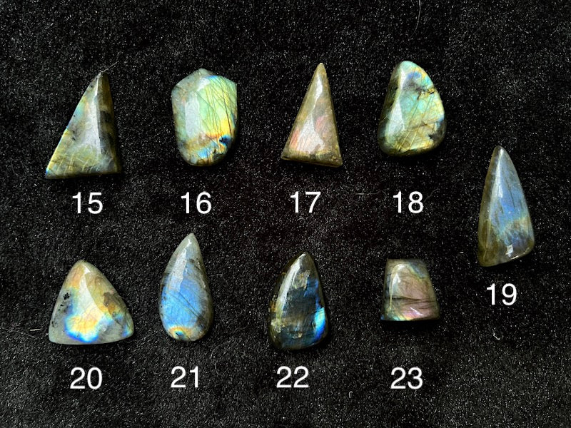 Labradorite Cabochons - Miscellaneous Shapes