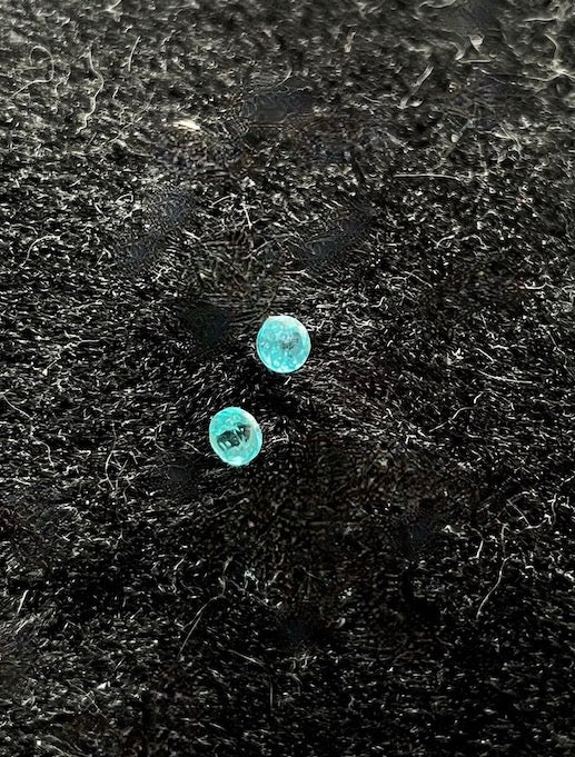 Apatite Blue Faceted Round - Various Sizes (1pc)