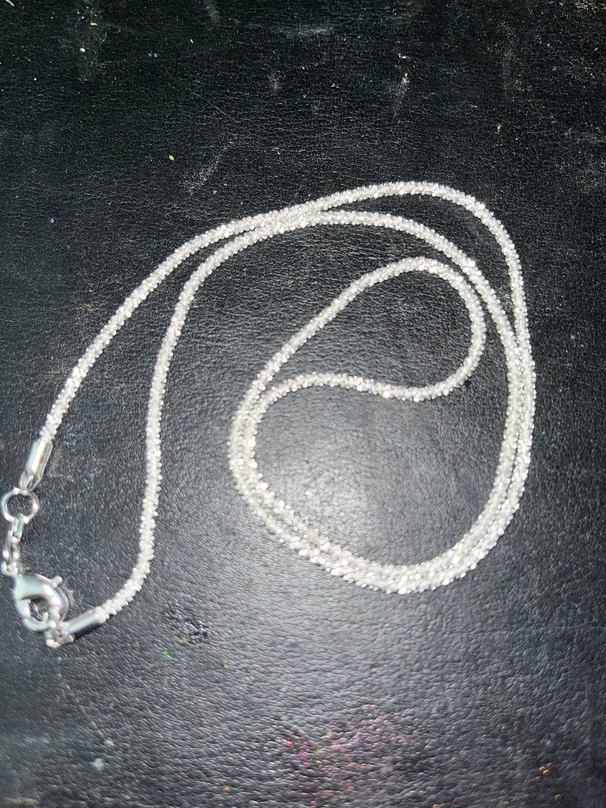 Snake Chain, diamond cut, Silver Plated chain 18", 20" and 24"