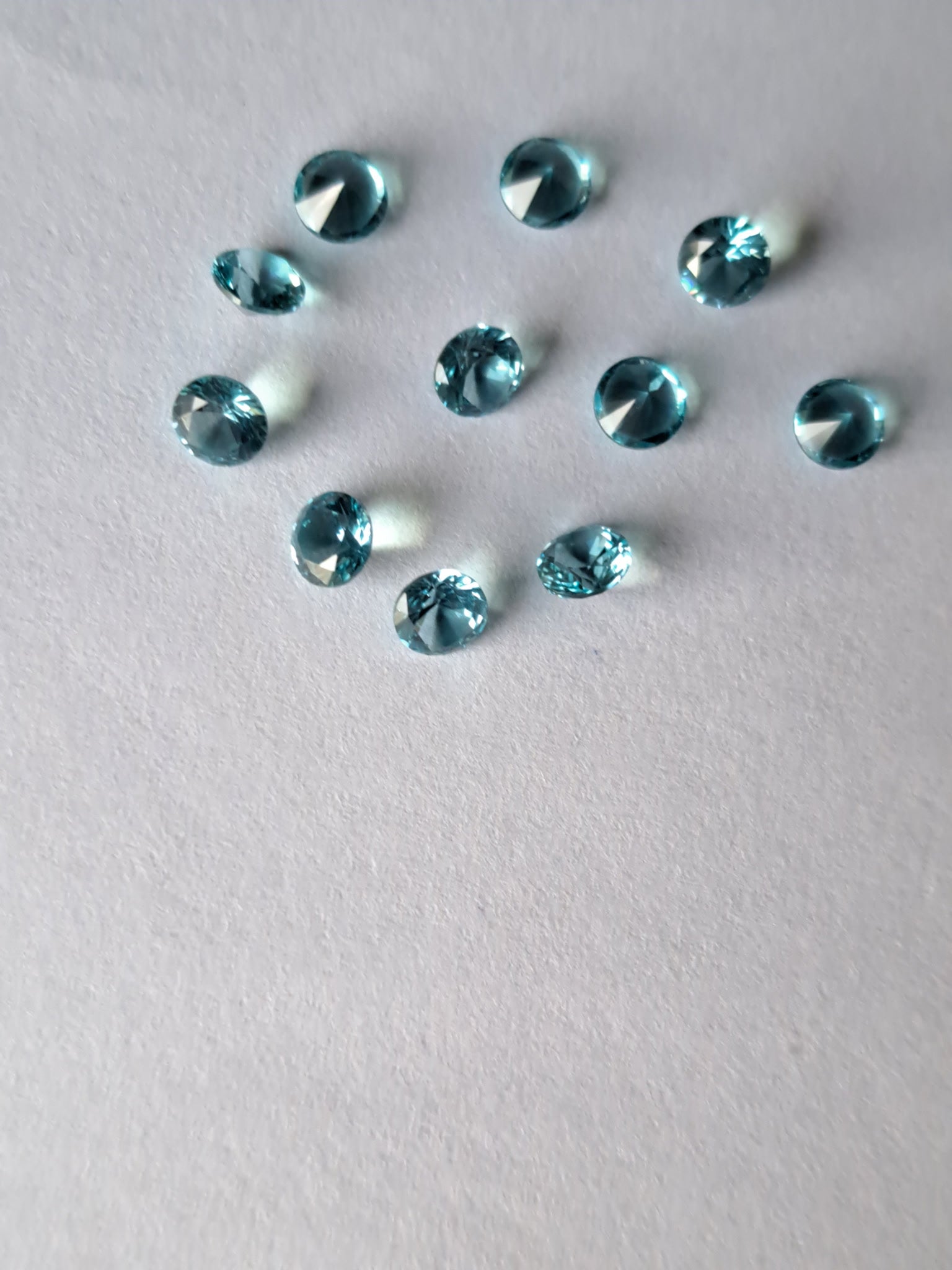 Nano Turquoise Blue Round - Various Sizes