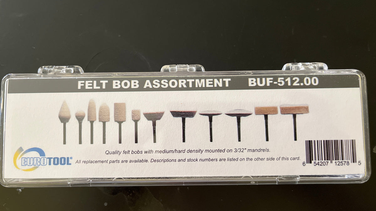 Precious metal clay buff kit, Rotary tool