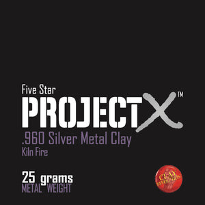 Five Star Project X 960 silver metal clay, 25 gram pack