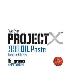 Five Star Project X oil paste, 15 grams for kiln or torch firing