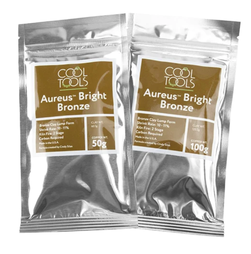 Aureus™ Bright Bronze Clay 50gr &amp; 100 gram packs