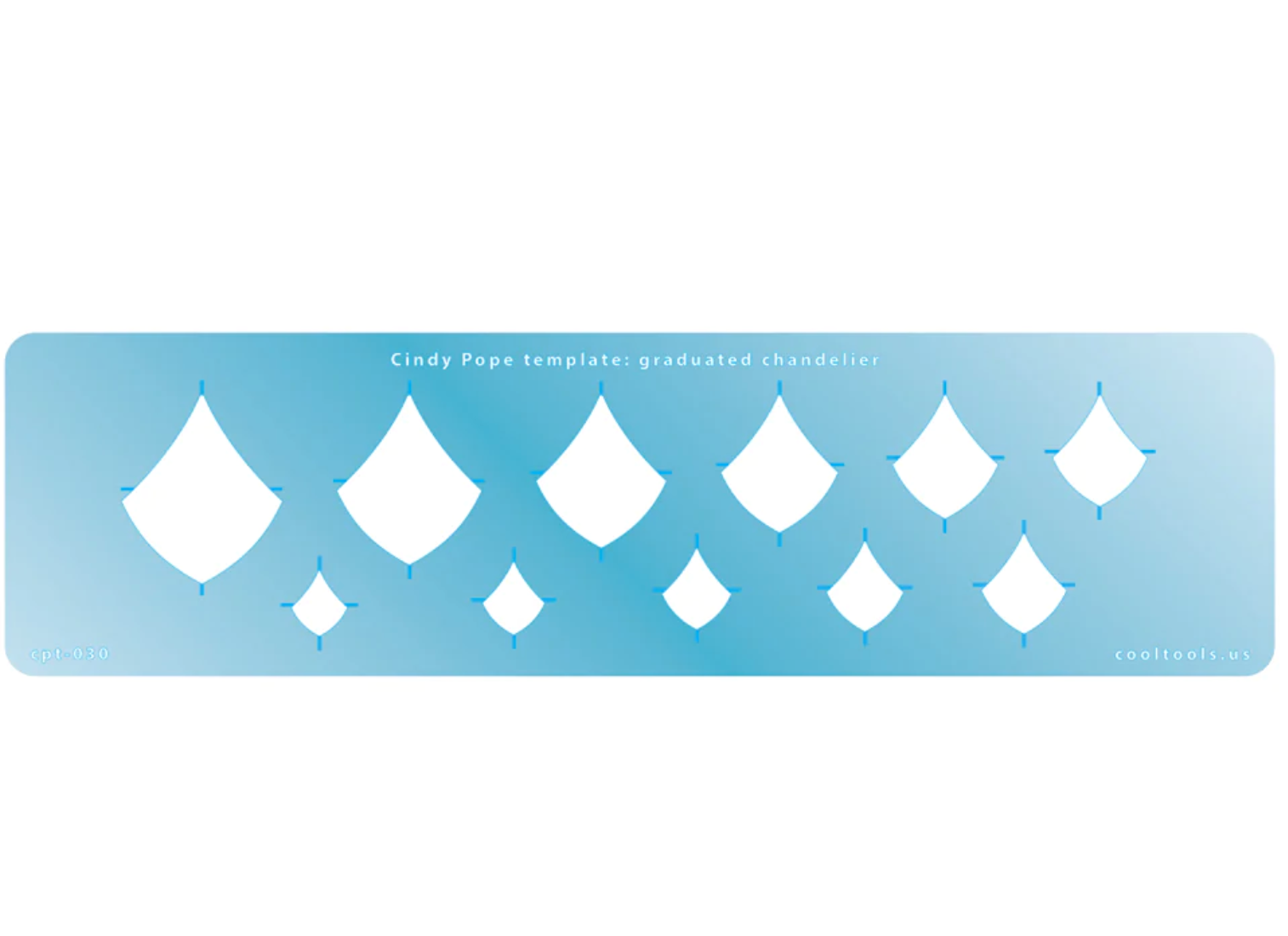 Cindy Pope Templates Graduated Chandelier