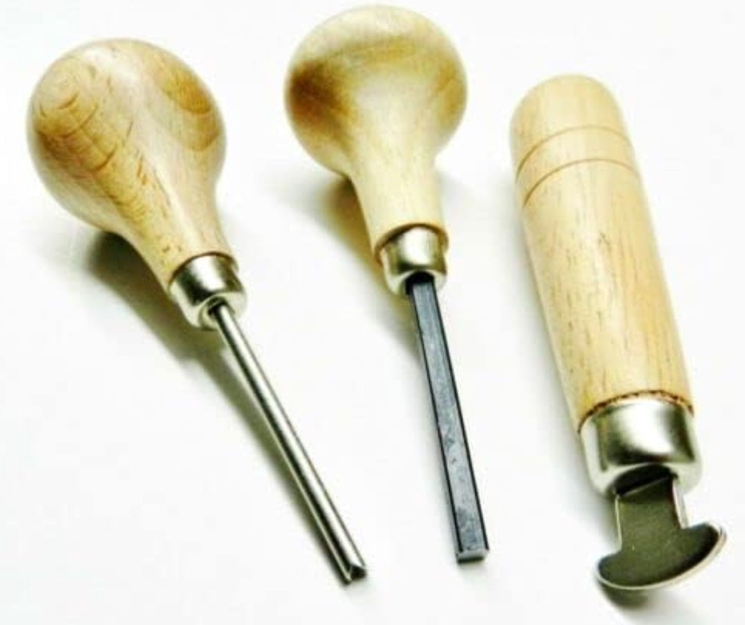 Prong pusher, Bezel Pusher and bezel roller set, 3 set