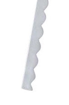 Bezel Wire, Scalloped Fine Silver by the foot - Various Sizes