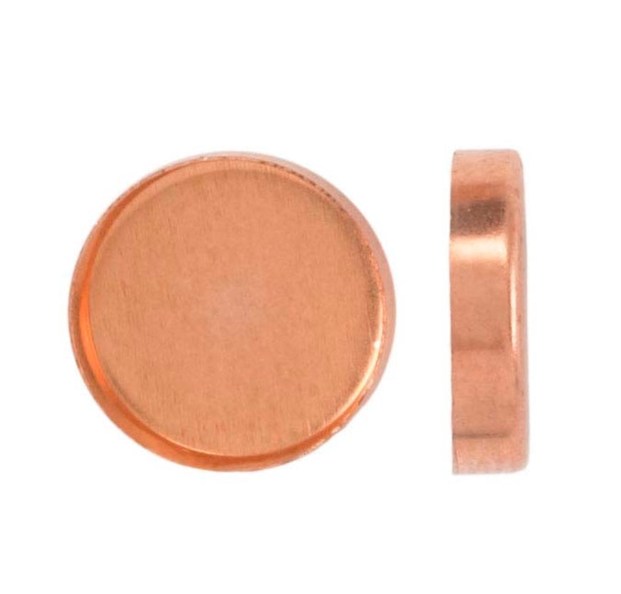 Bezel Cup Copper - Various Sizes