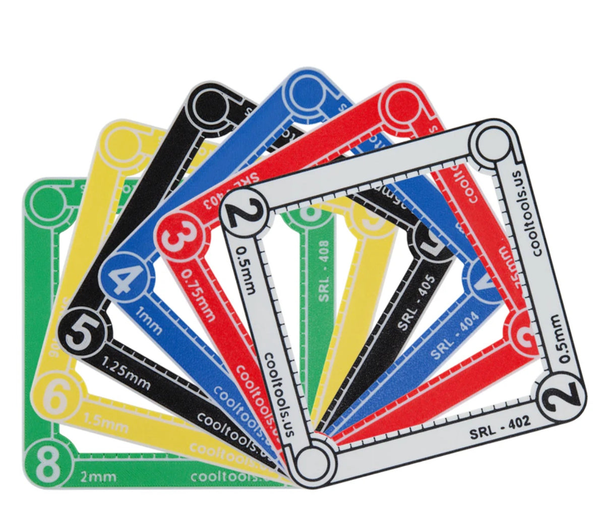 Clay Thickness Rolling Frames Regular size &amp; Mini frames (6 frames)