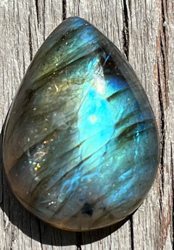 Labradorite Cabochons - Teardrops