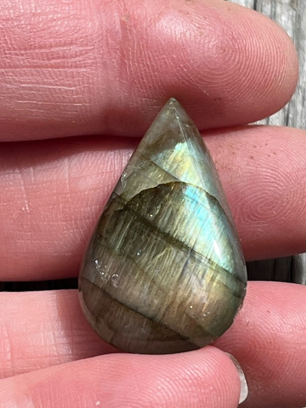 Labradorite Cabochons - Teardrops