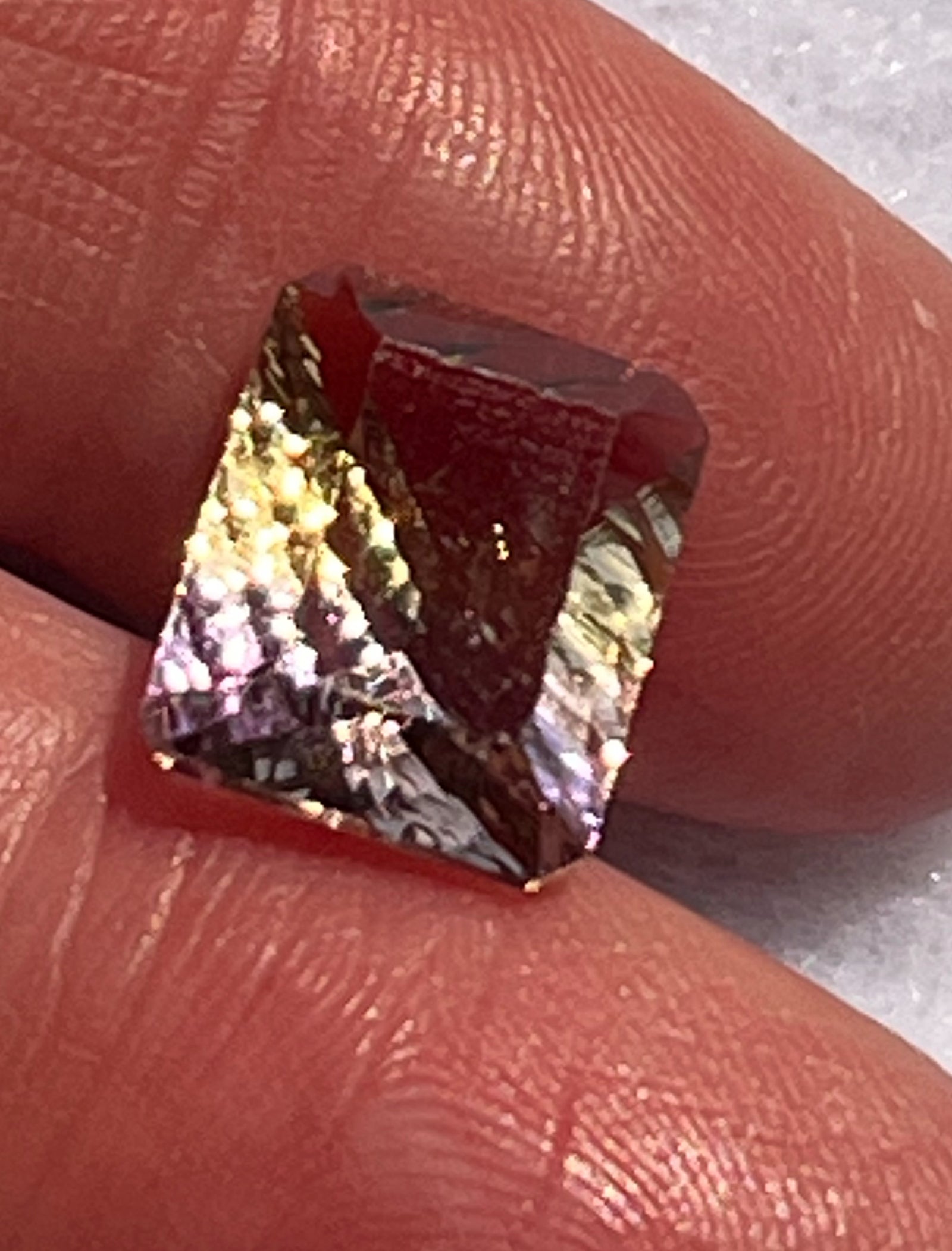 Ametrine Amazing facet, radiant /octagon shape, 11x9mm 4 carats each