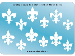 Template, Jewelry Fleur de Lis, 6 styles