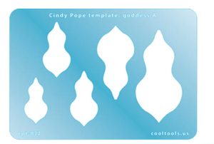 Cindy Pope Templates Goddess Collection, 3 pack of templates