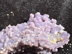 Grape agate small crystal specimen top view