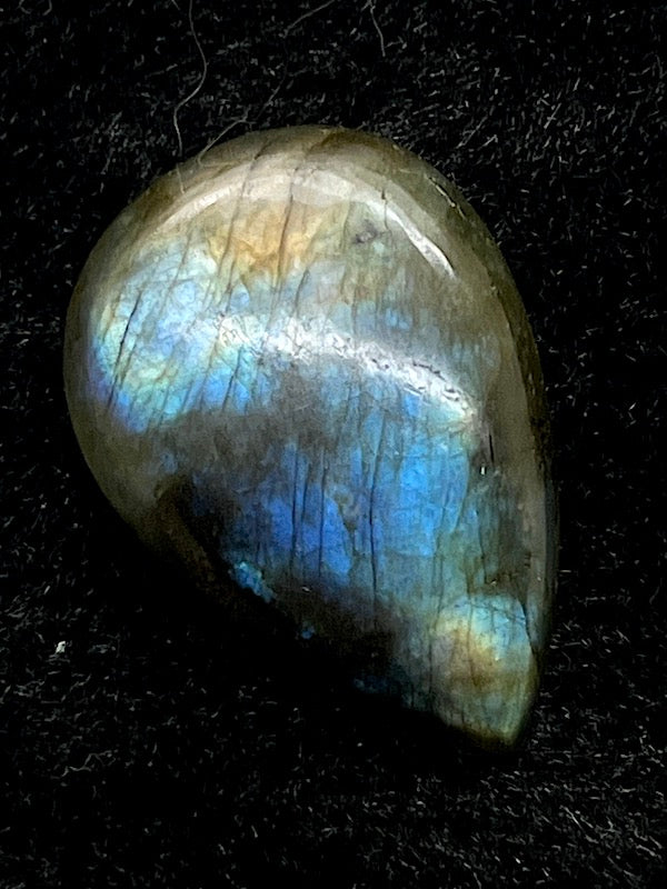 Labradorite Cabochons - Wide Teardrops