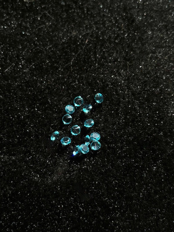 Nano Turquoise Blue Round, 2, 3 and 4mm