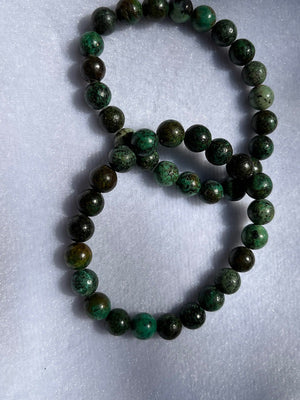 Bracelet, round affordable turquoise beads, approx 8mm