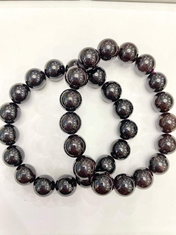 Bracelet, Terahertz stone 8 mm beads