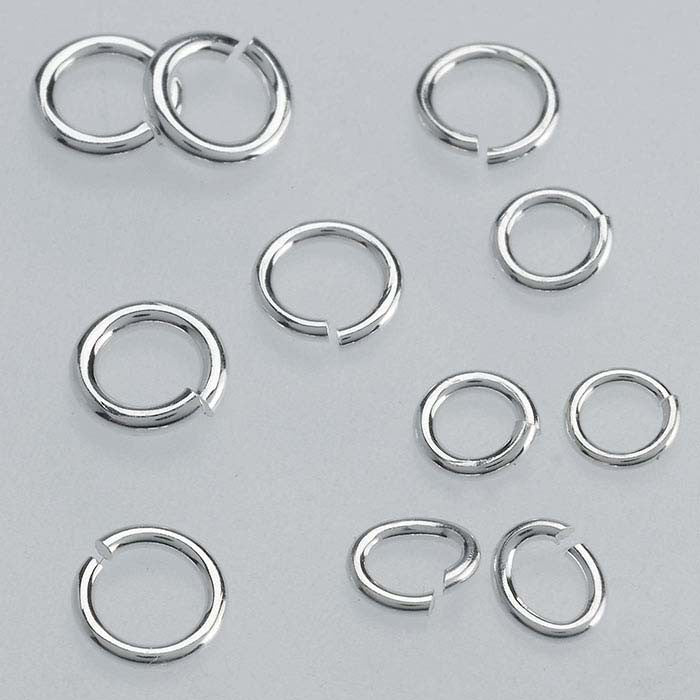 Jump Rings Sterling Silver Pack of 450 Assorted Sizes
