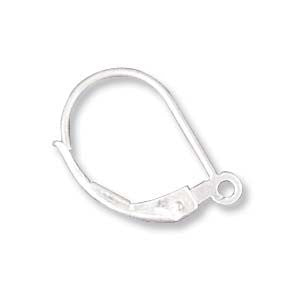 Sterling Silver Leverback Earring Findings (3 pair)
