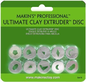 Makins Ultimate Clay Extruder Disks Set B