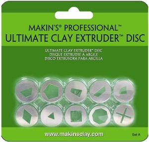 Makins Ultimate Clay Extruder Disks Set A