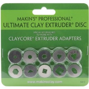 Makins Ultimate Clay Extruder Disks Set C