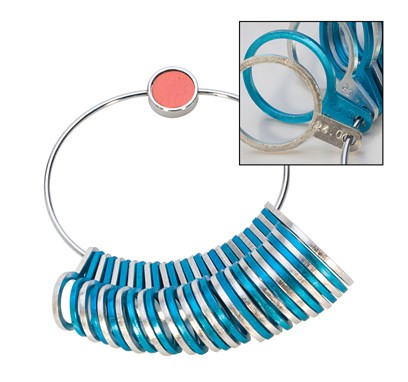 Ring Sizer Aluminum size 1-15, Finger sizer