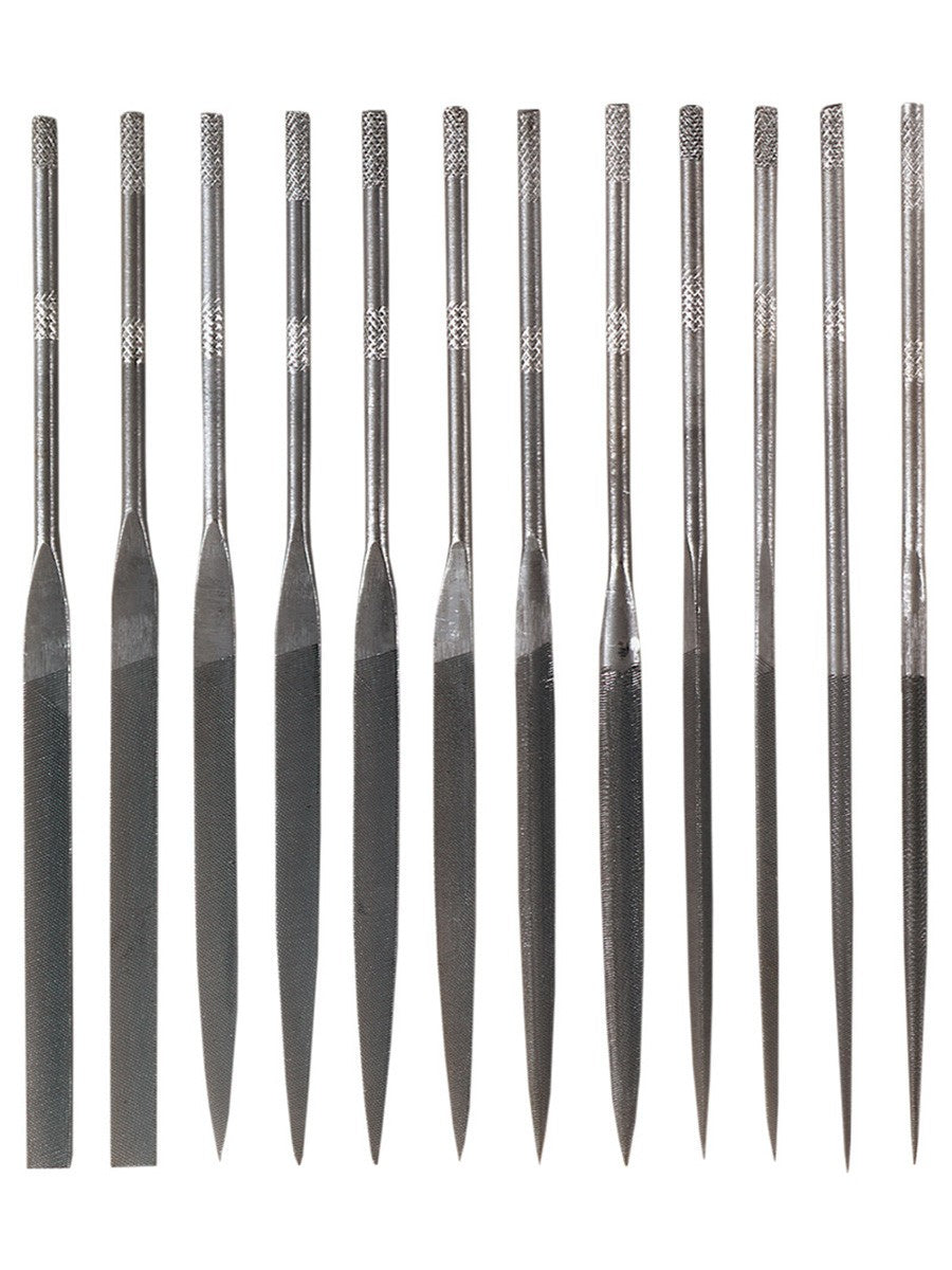 Steel File Set (12) 5 3/4" - 140 mm length