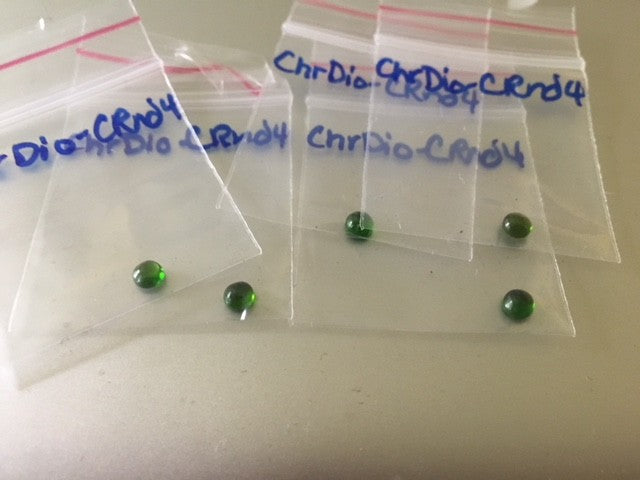 Chrome Diopside Round 4mm (1pc)