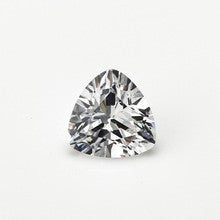 Cubic Zirconia White Trillion 3mm &amp; 5mm (5pc)
