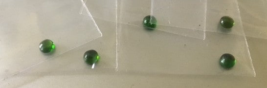 Chrome Diopside Round 2mm &amp; 3mm, cabochon &amp; faceted