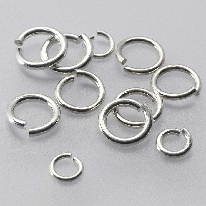 Jump Rings Sterling Silver Solder Filled 4mm (50pc)