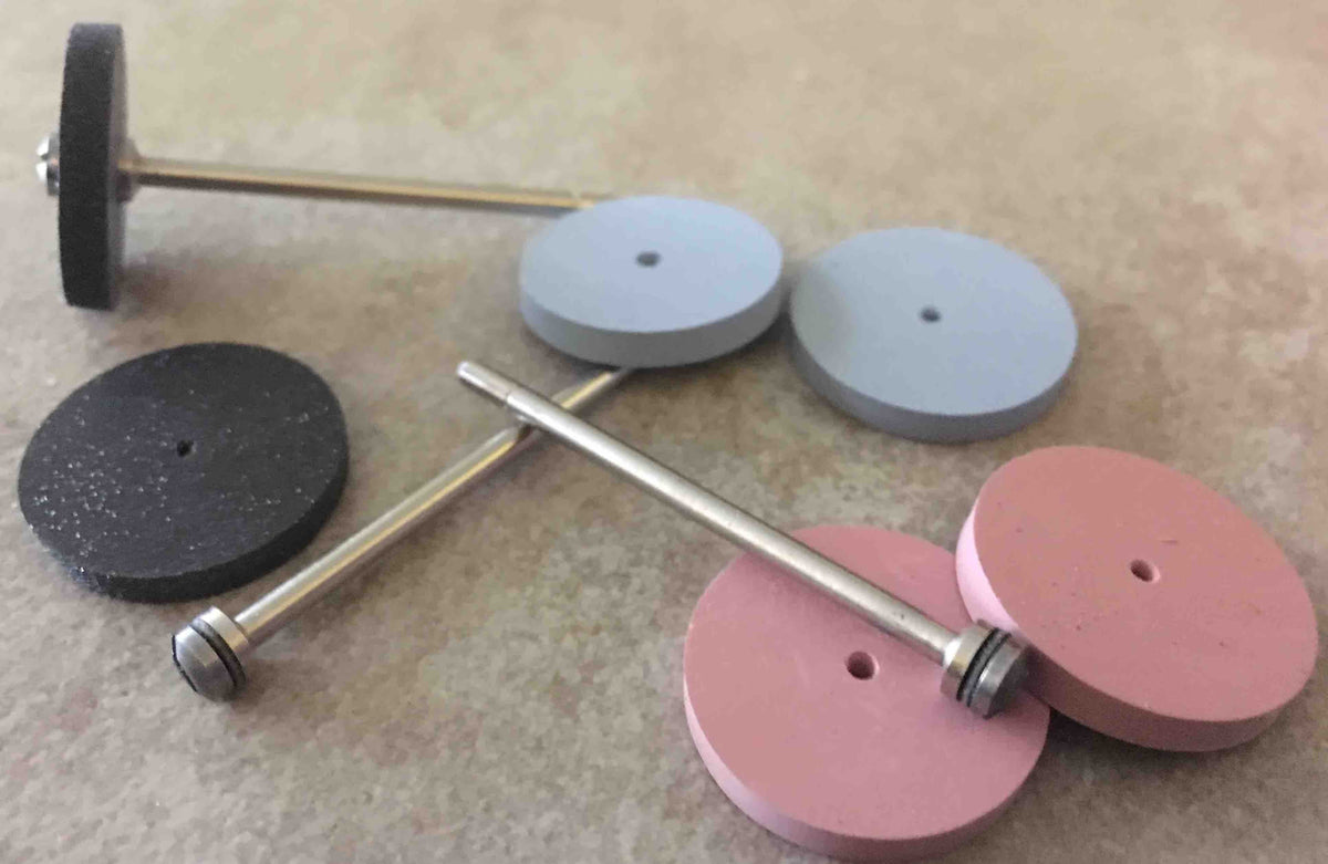 Rotary Tool Metal Finishing Kit - 9 piece silicone set