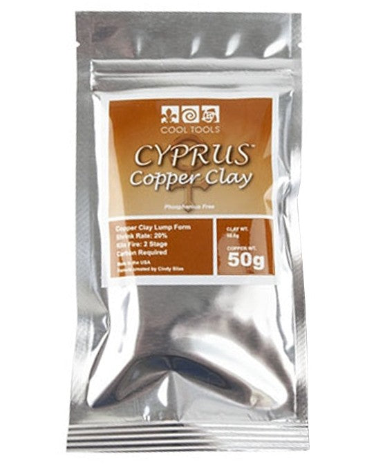 Cyprus Copper Clay 50gr &amp; 100 gram packs
